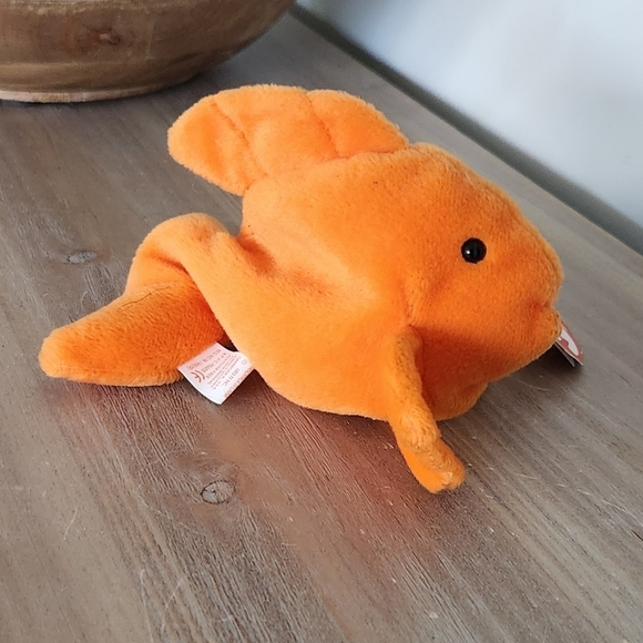 🐠 Ty Beanie Baby “Goldie” the Goldfish 1993 – Vintage Collectible Plush - Picture 6 of 12